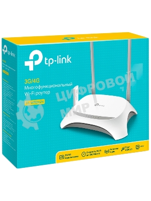 Маршрутизатор TP-Link TL-WR842N Многофункциональный беспроводной маршрутизатор серии N, скорость до 300 Мбит/с