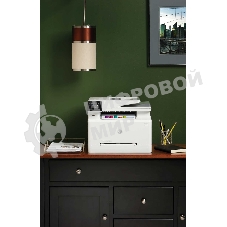 МФУ лазерное HP Color LaserJet Pro M283fdw (7KW75A), A4, цветной, печ. до 21 стр/мин., скан. до 26 стр/мин. (ч/б) 22 стр/мин. (цвет), 600 x 600 dpi (печать) 300x300dpi (скан), USB, RJ-45, Wi-Fi, Air Print, Mopria