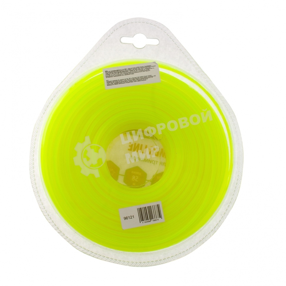 Леска для триммера Denzel звезда 2,4 мм х58 м, блистер FLEX CORD