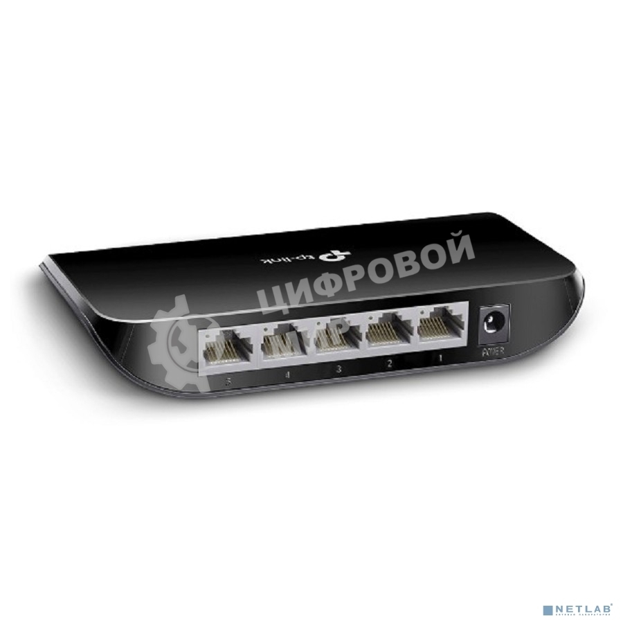Коммутатор TP-Link SMB TL-SG1005D Коммутатор 5-port Gigabit Switch, plastic case