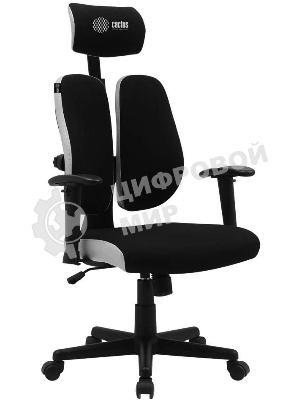 Кресло Cactus CS-CHR-MC03-BKGY черный, сетка