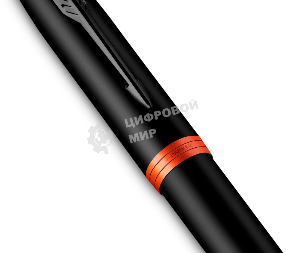 Ручка роллер Parker IM Vibrant Rings T315 (CW2172945) Flame Orange PVD, F, черные чернила, подарочная коробка