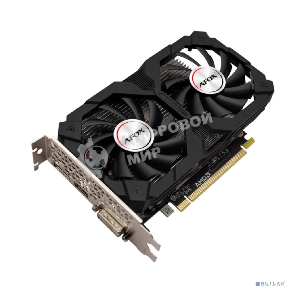 Видеокарта Afox RX550 4Gb GDDR5 128bit DVI DP HDMI 2FAN RTL
