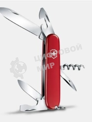 Нож перочинный Victorinox Spartan (1.3603.B1) 91мм 12функций красный блистер