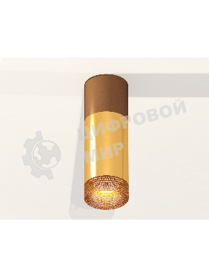 Светильник Ambrella Light XS6327061 PYG/SCF/CF золото желтое полированное/кофе песок/кофе MR16 GU5.3