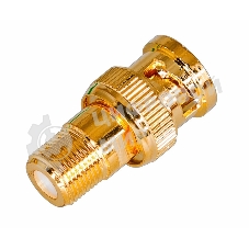 Переход гнездо F-штекер BNC GOLD Rexant