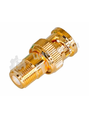 Переход гнездо F-штекер BNC GOLD Rexant