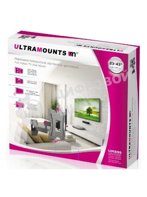 Кронштейн ЖК наклонно-поворотный 23-43