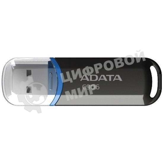 Флешка USB ADATA C906 (AC906-32G-RBK), 32Gb, USB 2.0, R/W 15/5, черный/синий