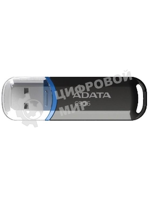 Флешка USB ADATA C906 (AC906-32G-RBK), 32Gb, USB 2.0, R/W 15/5, черный/синий