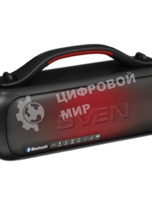 Мобильные колонки SVEN PS-360 2.0 черные 2x12W Bluetooth