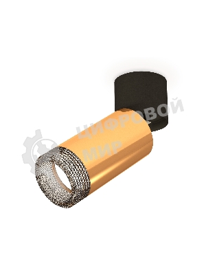 Светильник Ambrella Light XM6327041 PYG/BK/BK золото желтое полированное/черный/тонированный (A2221, C6327, N6151)