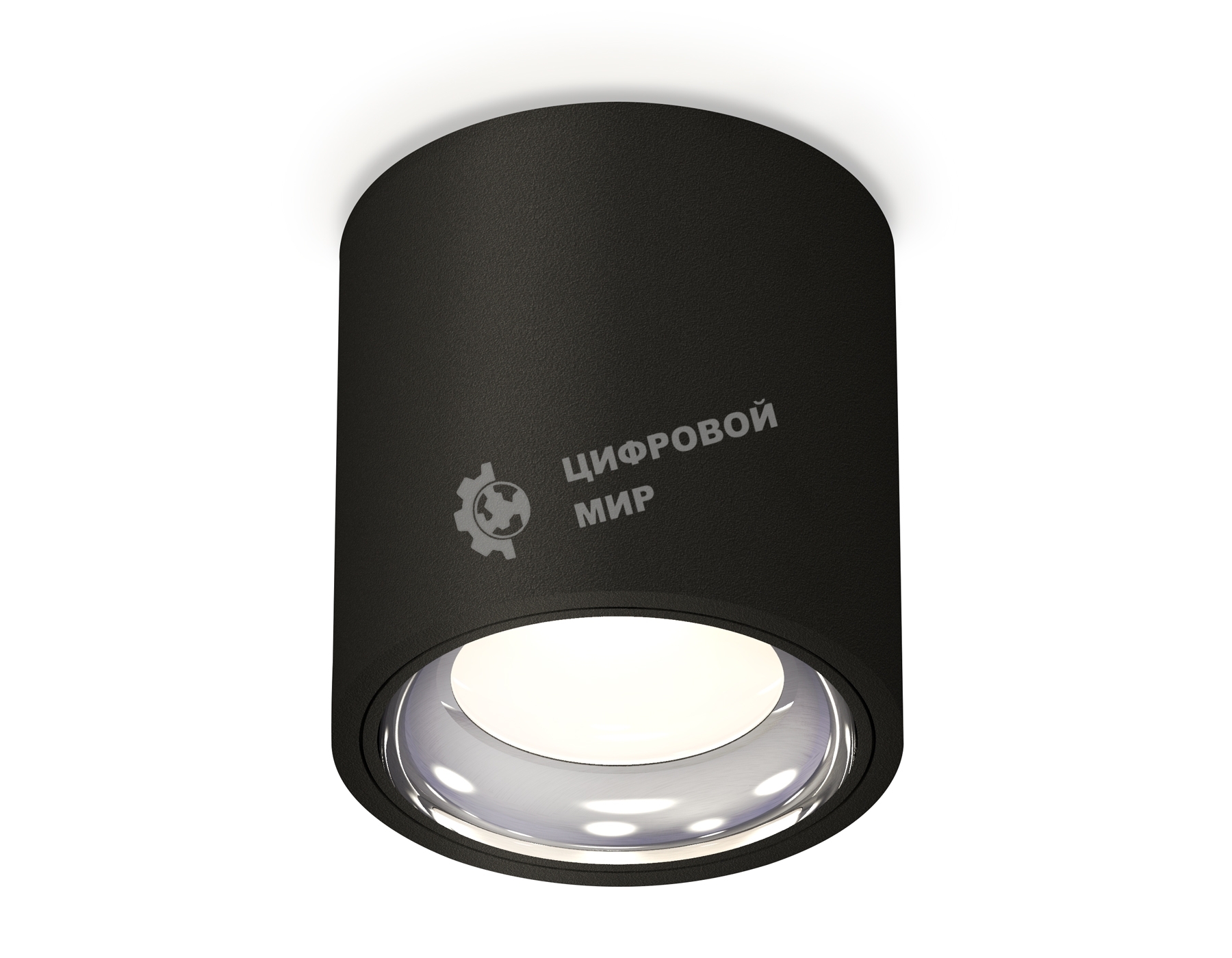 Светильник Ambrella Light XS7532011 SBK/PSL черный песок/серебро полированное MR16 GU5.3 (C7532, N7023)