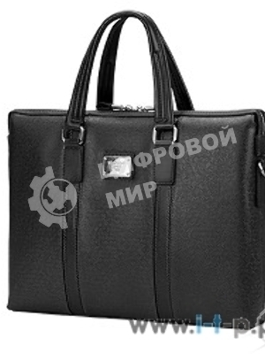Сумка для ноутбука Сумка Continent CM-142 Black полиэстр/эко кожа, черная 15.6