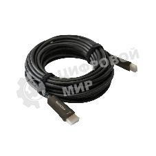 Кабель аудио-видео Digma HDMI 2.0 AOC HDMI (m)/HDMI (m) 50м. позолоченные контакты черный