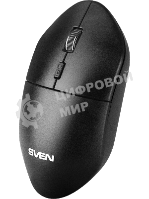 Мышь беспроводная SVEN RX-515SW черный, 1600 dpi, радиоканал, USB, кнопки - 4