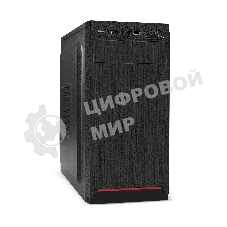 Компьютерный корпус Minitower ExeGate BAA-114U2-AAA450 (mATX, БП AAA450 с вент. 8см, 1хUSB+2хUSB 3.0, аудио, черный)