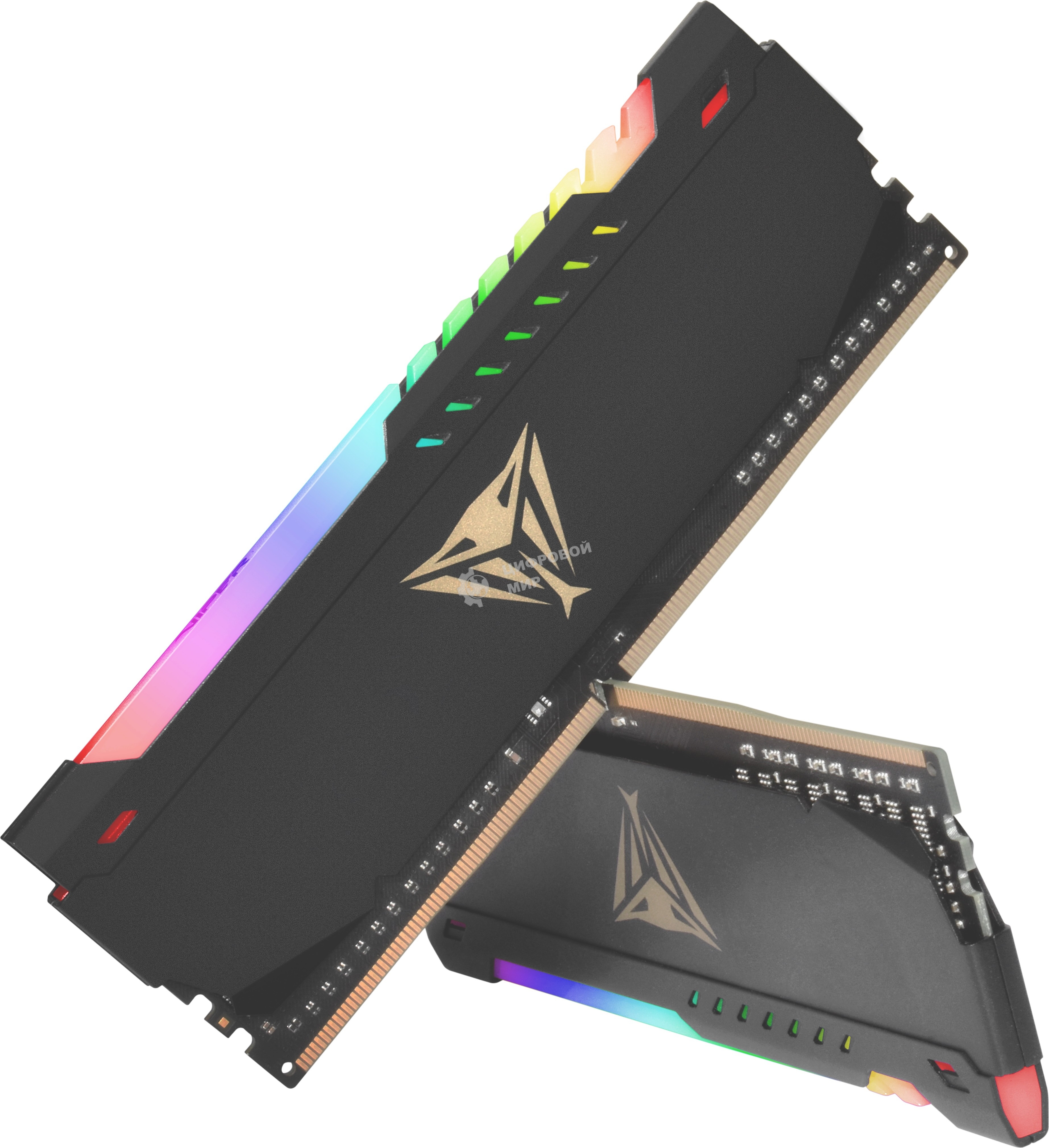 Оперативная память Patriot Viper Steel, DDR4, 64GB (2x32GB), 3600MHz, CL20, DIMM, с радиатором, RGB, черный