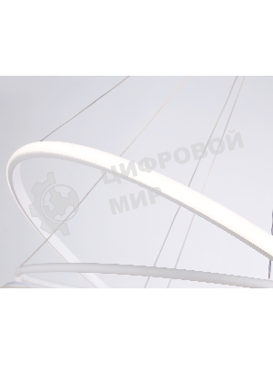 Светильник Ambrella light FL66326/1+4 WH белый 92W 3000K-6400K+G9/4 D800/600*1200 (ПДУ ИК)