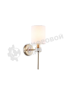 Настенный светильник Ambrella light LH72375 DBS/WH темная латунь/белый E14 max 40W 190*120*370