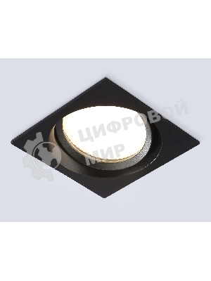 Светильник Ambrella light TN6657 BK черный IP44 GX53 110*110*48