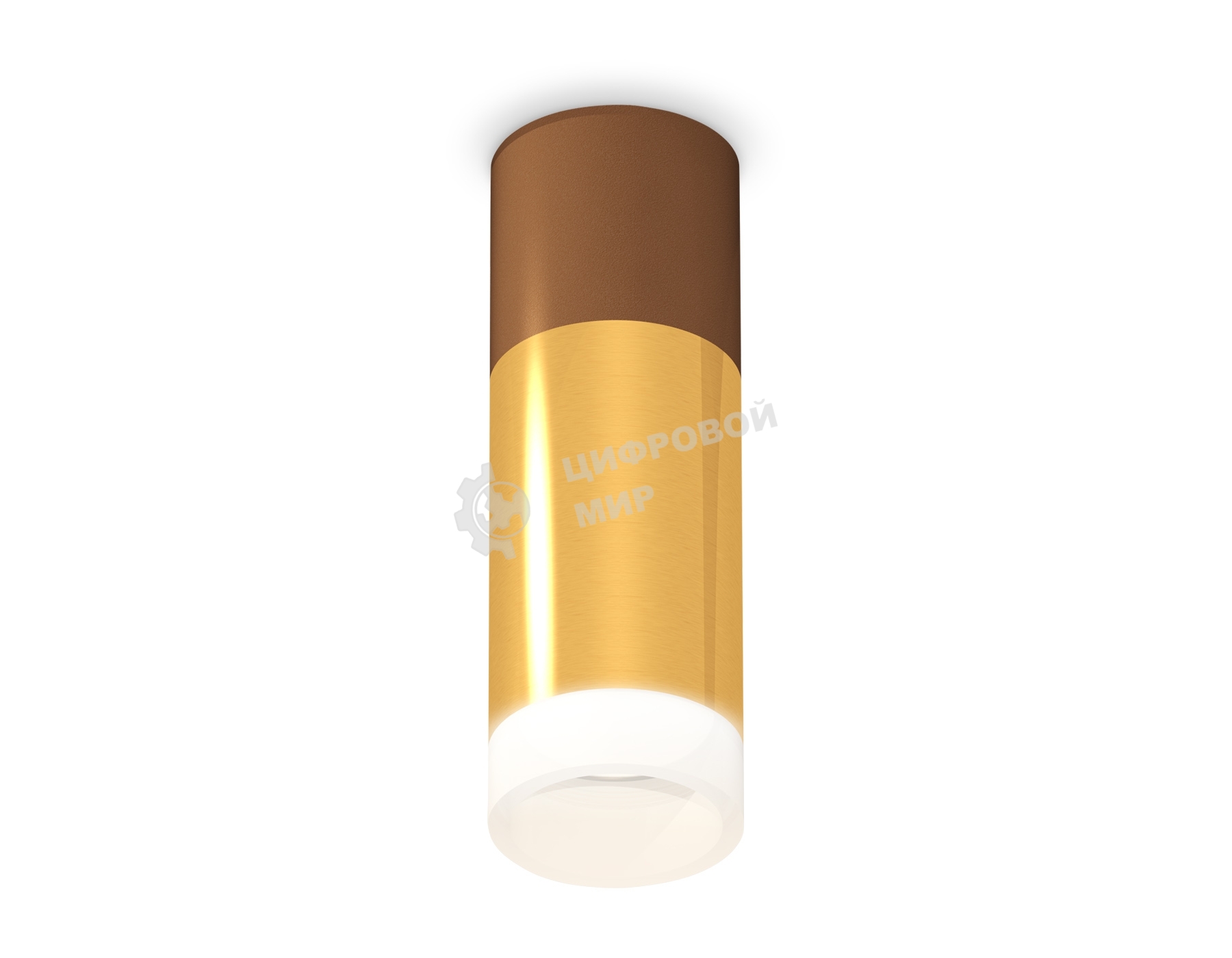 Светильник Ambrella Light XS6327062 PYG/SCF/FR золото желтое полированное/кофе песок/белый матовый MR16 GU5.3