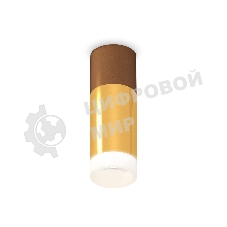 Светильник Ambrella Light XS6327062 PYG/SCF/FR золото желтое полированное/кофе песок/белый матовый MR16 GU5.3