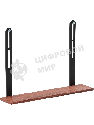 Подставка для аксессуаров Ultramounts UM313B черный/орех макс.10кг настенный