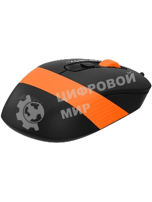 Мышь проводная A4Tech Fstyler FM10S оранжевый, 1600 dpi, USB Type-A, кнопки - 4