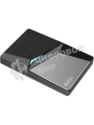 Внешний SSD Netac Z7S, 480 Gb, USB 3.2 Gen 2 Type-C, R/W 550/480, черный