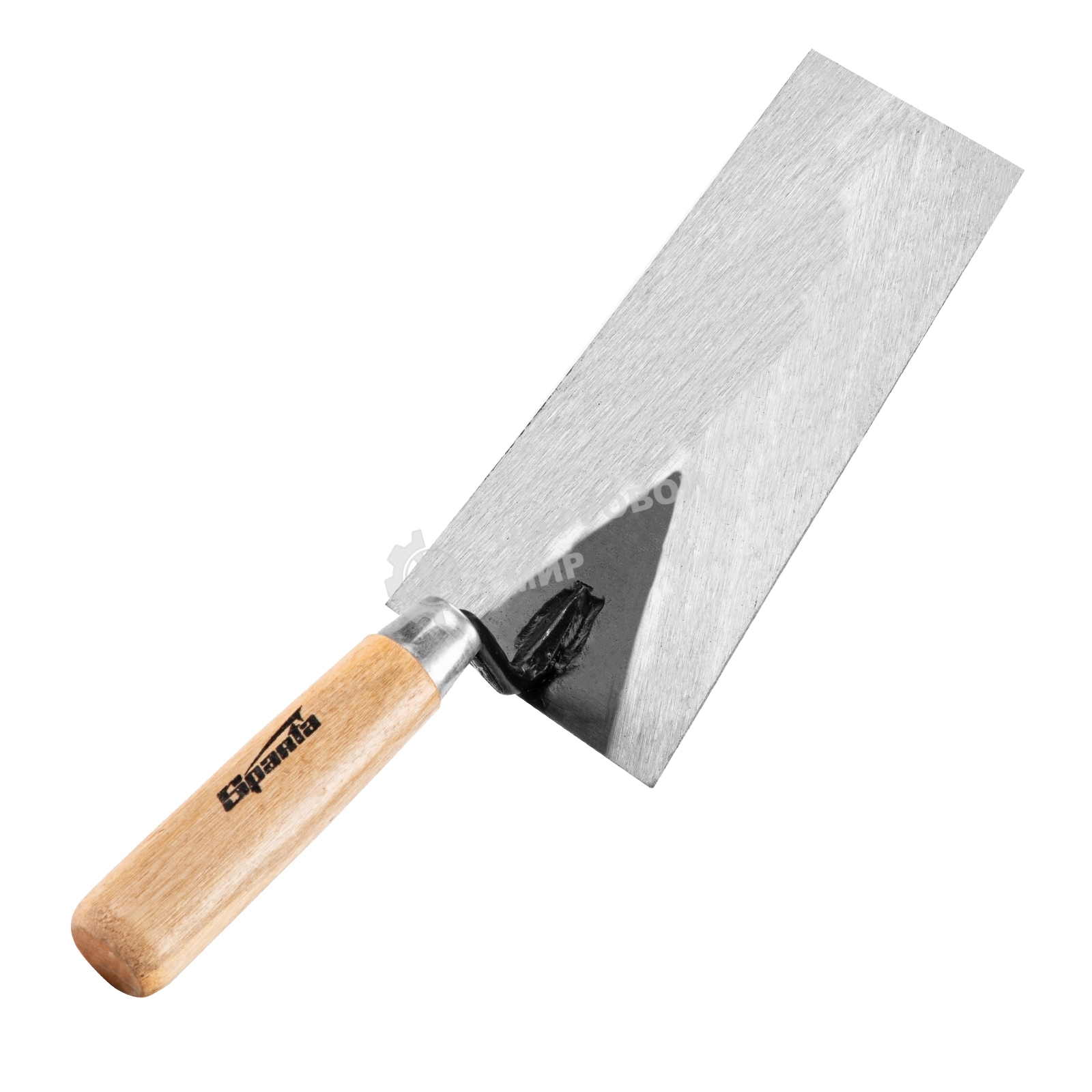 Кельма отделочника стальная Sparta 160 мм, деревянная ручка