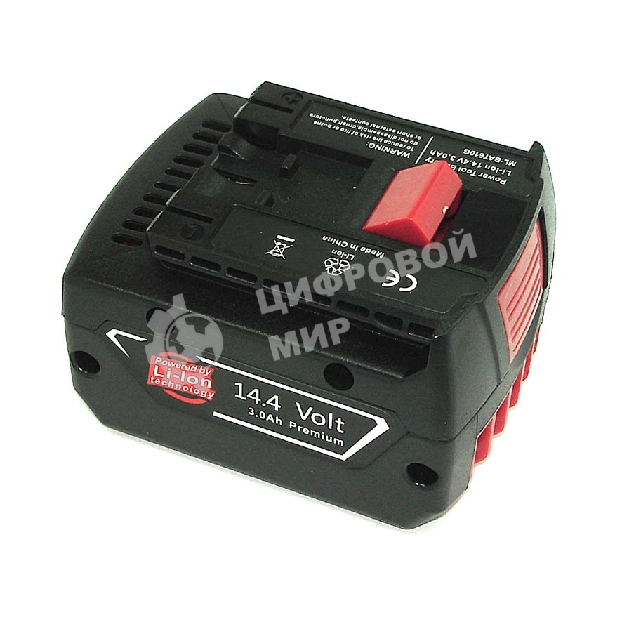 Аккумулятор для Bosch (p/n: 2607336078, 2607336150, BAT607, BAT614), 3.0Ah 14.4V