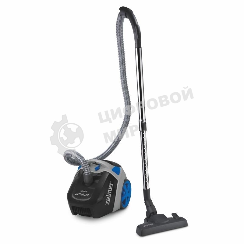 Пылесос Zelmer 81105001T черный/синий, 900 Вт, уборка сухая, пылесборник контейнер 3.5 л