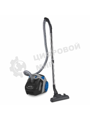 Пылесос Zelmer 81105001T черный/синий, 900 Вт, уборка сухая, пылесборник контейнер 3.5 л