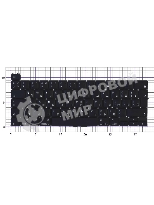 Клавиатура для ноутбука Apple MacBook Pro 13 Retina A2251 Mid 2020 Г-образный Enter