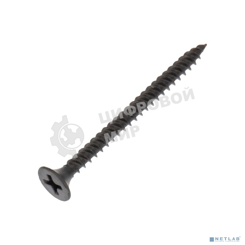 Саморез гипсокартон-металл Kranz 3.5х55, пакет (50 шт./уп.)