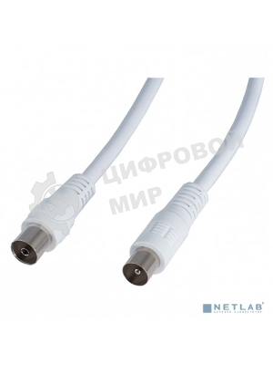 Кабель PERFEO ТВ вилка - ТВ розетка, длина 2 м. (T5002)