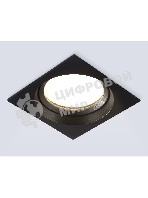 Светильник Ambrella light TN6657 BK черный IP44 GX53 110*110*48