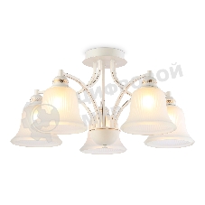 Светильник Ambrella light TR3050/5 WH/GD/FR белый/золото/белый матовый E27/5 max 40W D630*320