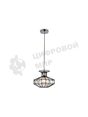 Светильник Ambrella light TR5850 BK/CL черный/прозрачный E27 max 40W D240*1200