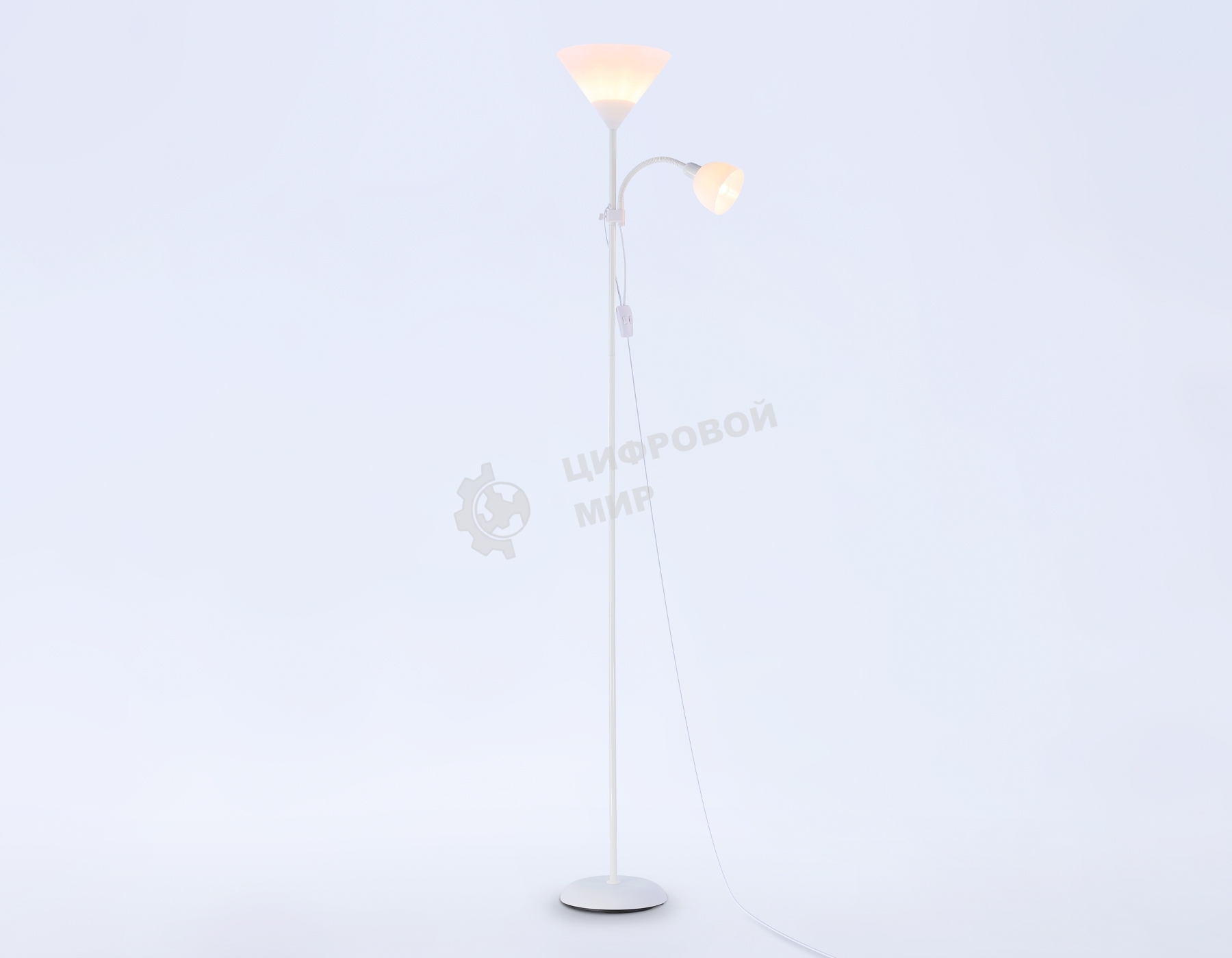Светильник Ambrella light TR97622/2 WH белый E27+E14 max 40W D245/100*1770