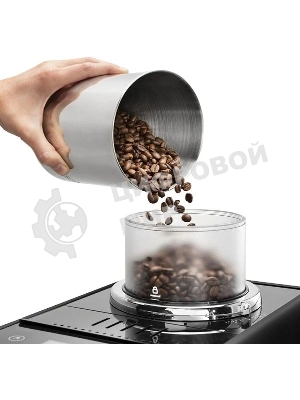 Кофемашина автоматическая DeLonghi EXAM440.55.B черный, исп. кофе - зерновой/молотый, 1.4 л, 1450 Вт, 19 бар