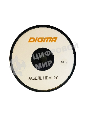 Кабель аудио-видео Digma HDMI 2.0 AOC HDMI (m)/HDMI (m) 50м. позолоченные контакты черный