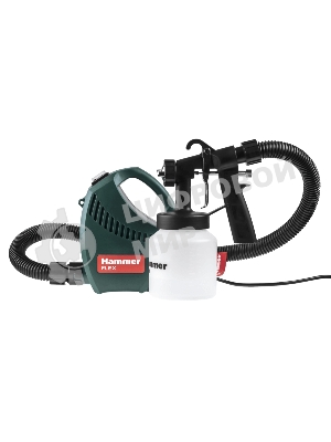 Краскопульт электрический Hammer Flex PRZ500B 500Вт 800мл бак, вязкость до 60 DIN