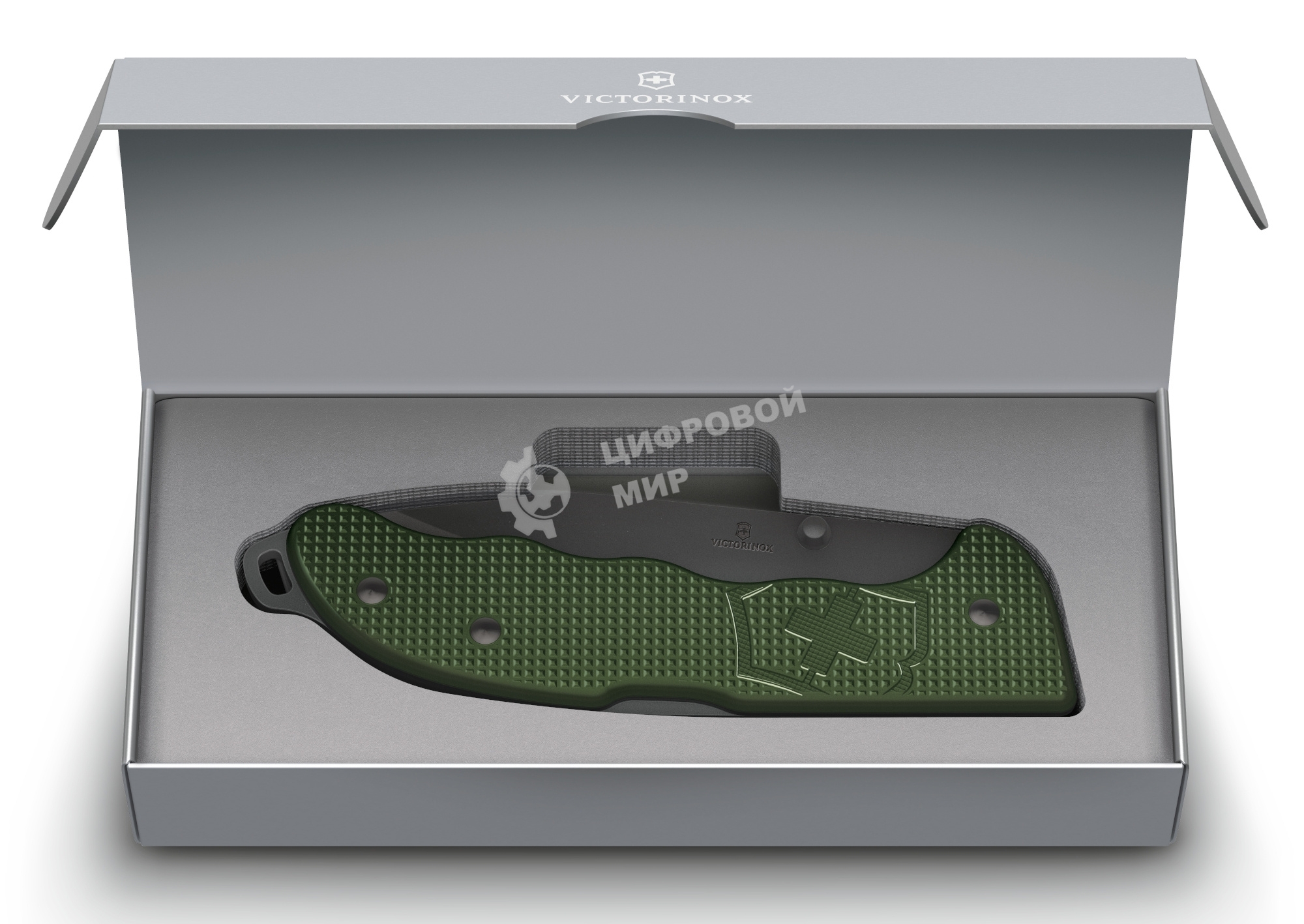 Нож перочинный Victorinox Evoke BSH Alox Olive (0.9425.DS24) 136мм 4функц. оливковый подар.коробка