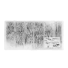 Набор шплинтов Сибртех, S головки х L: 1,6x25, 2,3x25, 2,3x38, 3,1x32, 3,1x50, 4x63 мм, 555 предметов