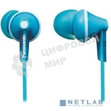 Наушники Panasonic RP-HJE125E-Z бирюза 1.1м