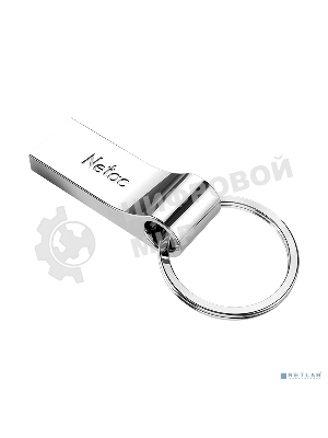 Флешка USB Netac U275 (NT03U275N-064G-20SL), 64Gb, USB 2.0, R/W 50/15, серебристый