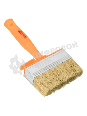 Кисть-ракля Sparta 30х100 мм, натуральная щетина, пластмассовый корпус, пластмассовая рукоятка