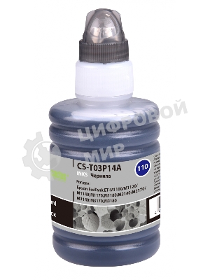 Чернила Cactus CS-T03P14A черный140мл для Epson M1100/M1120/M1170/M2140/M2170
